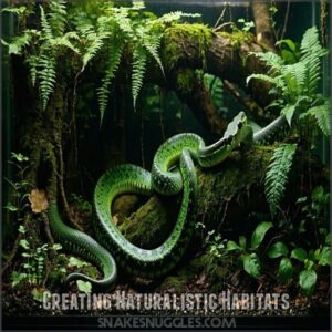 creating naturalistic habitats