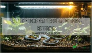creating temperature gradients for breeding