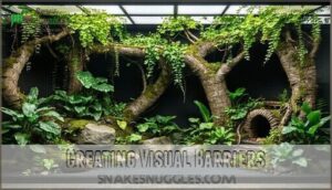 creating visual barriers