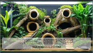 decor and hiding places