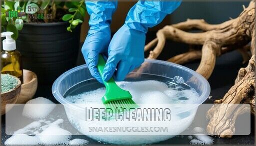 Clean Snake Cleaning a Snake's Water Bowl: Safe Methods for Healthy Reptiles