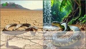 dehydration and temperature issues