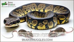 determining prey size