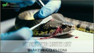 diagnosing mouth rot