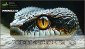 diagnosing snake eye infections