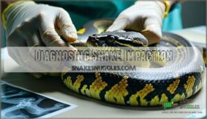 diagnosing snake impaction