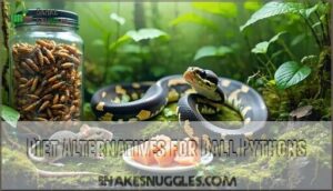 diet alternatives for ball pythons