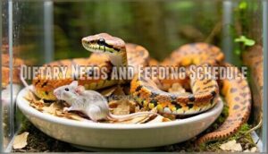 dietary needs and feeding schedule