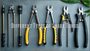 different types of snake tongs