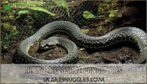 dirty enclosure conditions