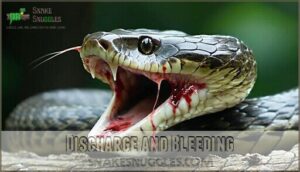 discharge and bleeding