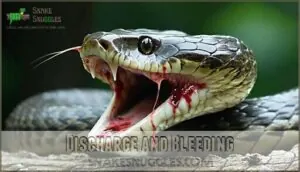 discharge and bleeding discharge and bleeding