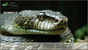 disfiguring facial lesions