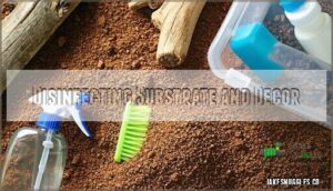 disinfecting substrate and decor