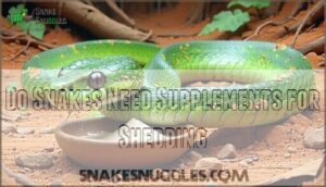 do snakes need supplements for shedding