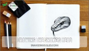 drawing the snake's head