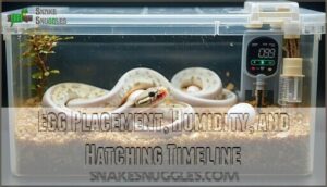 egg placement, humidity, and hatching timeline