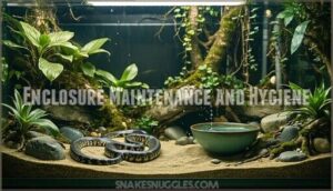 enclosure maintenance and hygiene