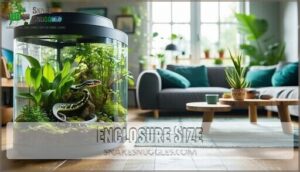 enclosure size