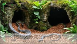 enclosure size and layout