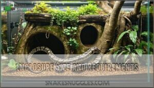 enclosure size and requirements