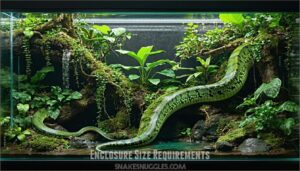 enclosure size requirements