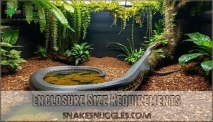 enclosure size requirements