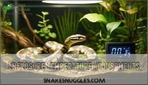 enclosure temperature adjustments