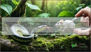 encouraging natural hunting behavior