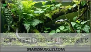 encouraging natural hunting behavior encouraging natural hunting behavior