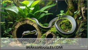 encouraging snake activity