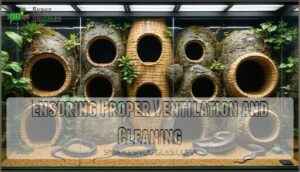 ensuring proper ventilation and cleaning