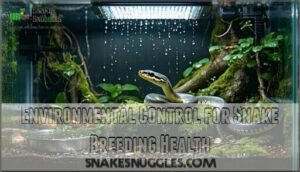 environmental control for snake breeding health