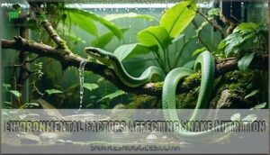 environmental factors affecting snake nutrition
