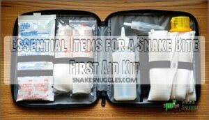 essential items for a snake bite first aid kit