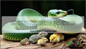essential nutrients for snakes