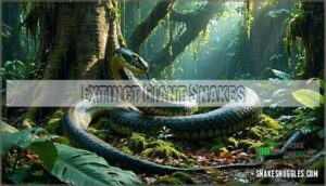 extinct giant snakes