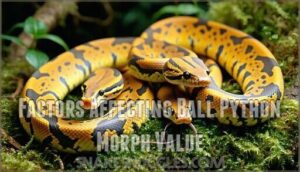 factors affecting ball python morph value