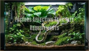 factors affecting tank size requirements