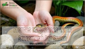 factors to consider when selecting a pet snake