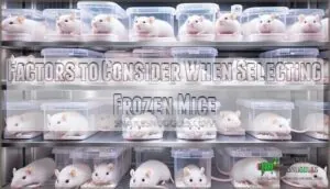 factors to consider when selecting frozen mice factors to consider when selecting frozen mice