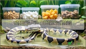 feeding and watering needs