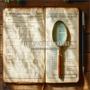 feeding chart and logs