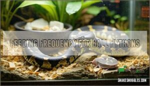 feeding frequency for ball pythons