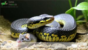 feeding schedule and prey sizes