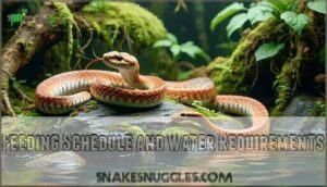 feeding schedule and water requirements