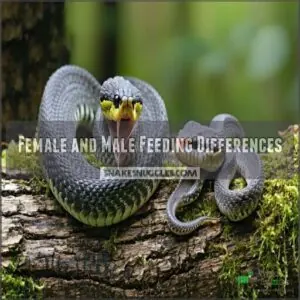 female and male feeding differences female and male feeding differences