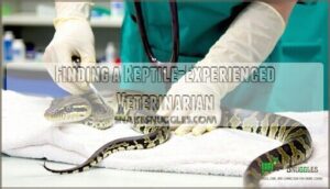 finding a reptile-experienced veterinarian