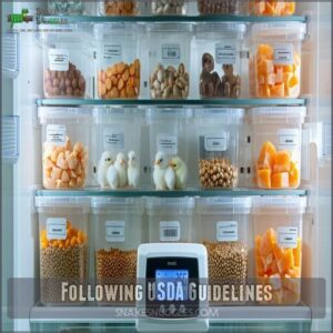 following usda guidelines