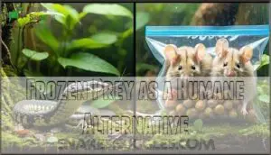 frozen prey as a humane alternative
